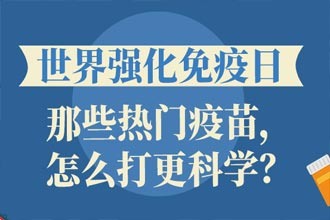 世界强化免疫日丨那些热门疫苗，怎么打更科学？ 