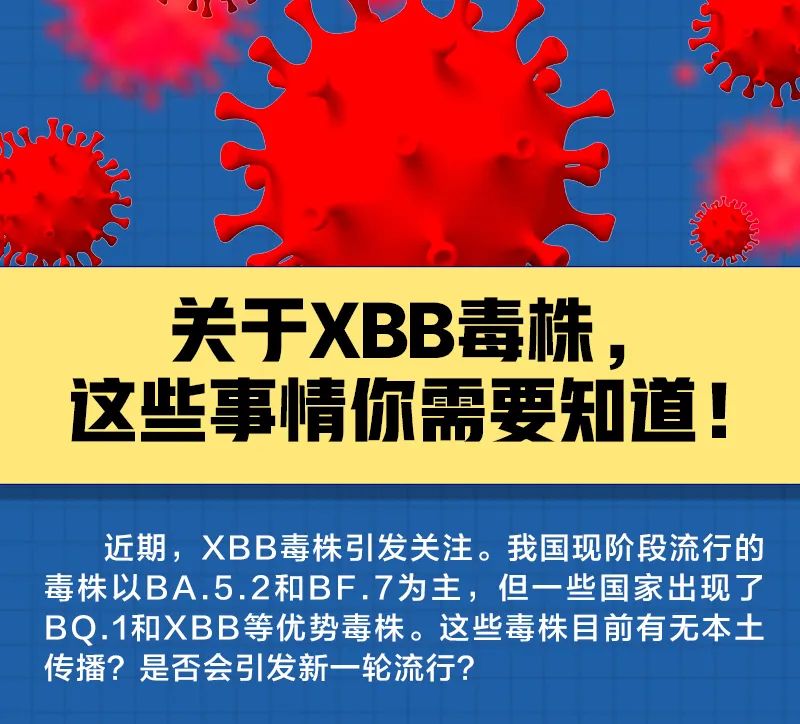 关于XBB毒株，这些事情你需要知道！ 