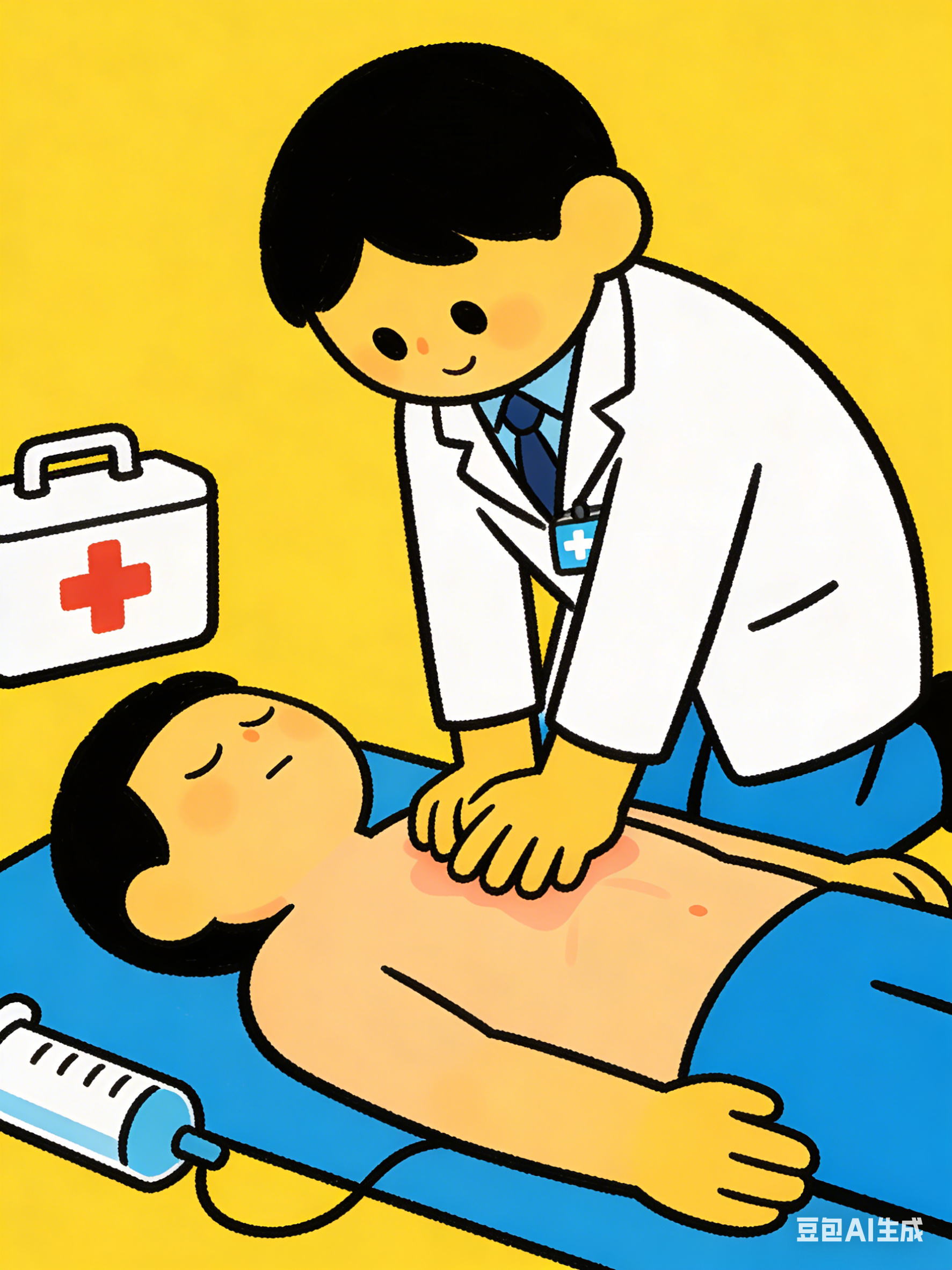 一图了解：成人心肺复苏(CPR)及自动体外除颤器(AED) 