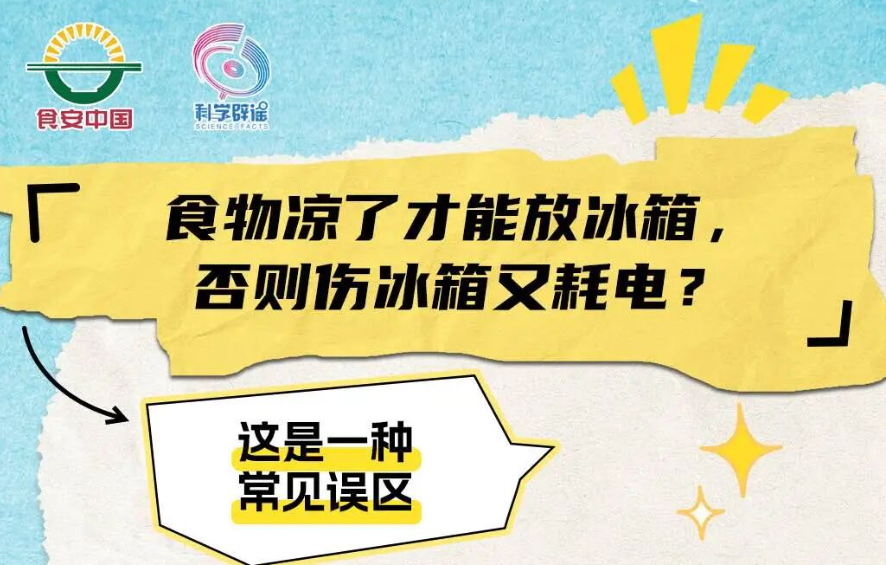食物凉了才能放冰箱？否则伤冰箱又耗电？ 