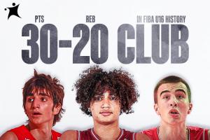 新星U16欧青赛砍33+22啥水平？历史第3人 卢比奥曾轰51+24+12+7断